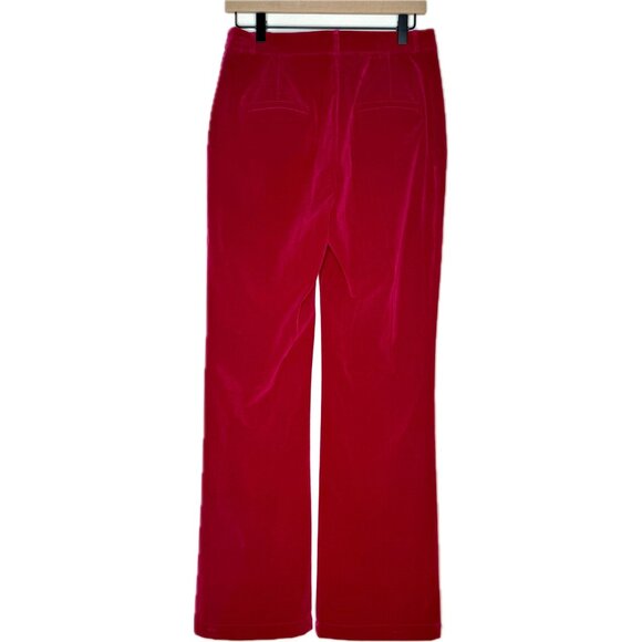 NWT Walter Baker Ferris Velvet Pants  - Size 4  - Magenta - Picture 4 of 7